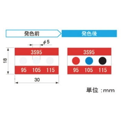 アセイ工業 3S95 三溫式傳感器3溫顯示類型10℃間隔