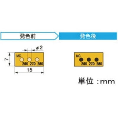 アセイ工業(yè) 3MC260 半導體示溫標簽3溫顯示類型