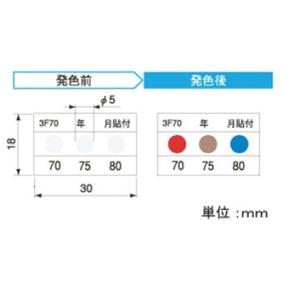 アセイ工業 3F70 三溫式傳感器3溫顯示類型