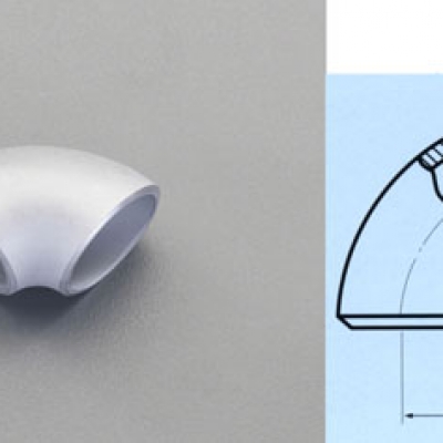 喜一 ESCO EA469FB-8A 1”溶接90?ショートエルボ(?????製) 廣州藤野代理