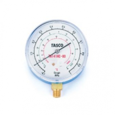 TASCO TA149F-150 圧力計（1／4″フレア、後ろ出し、60φ、つば付）