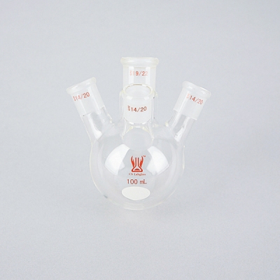 AS ONE 亞速旺 CS-F221100 經濟型四口燒瓶 四つ口フラスコ FLASK GLASS CC-4449-01