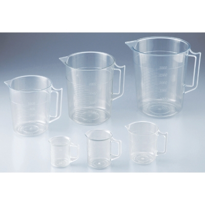 NIKKO 亞速旺 1-4623-11 PS帶把手燒杯 透明計量カップ BEAKER PS