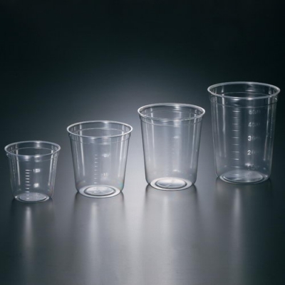 AS ONE 亞速旺 2-5093-01 一次性杯子 （透明）（單個起售）ディスポカッププレミアムクリア BEAKER DISPOSABLE PP