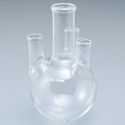 AS ONE 亞速旺 5-5647-02 四口頸玻璃燒瓶 四つ口ガラスフラスコ FLASK GLASS