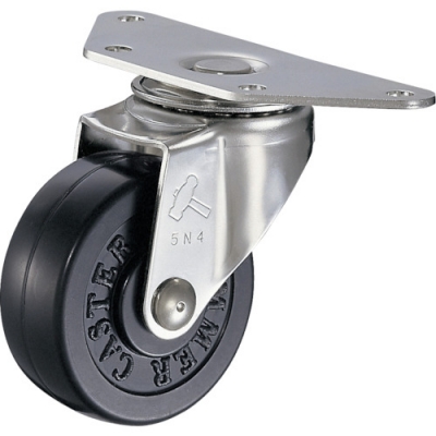 HAMMER CASTER 錘牌 220E-R50H0428全不銹鋼角E型自由橡膠車50mm