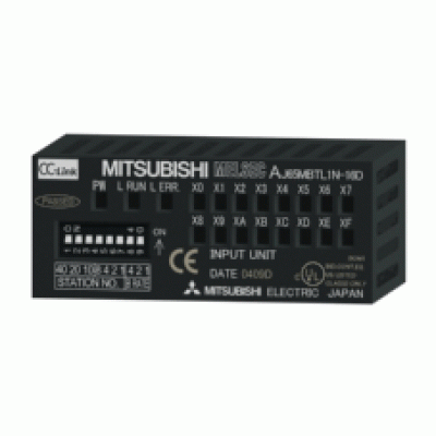 日本三菱 mitsubishi  AJ65MBTL1N-16D  cc-link輸入模塊AJ65MBTL1N-16D DC輸入嵌入式44針 正公共端 16點