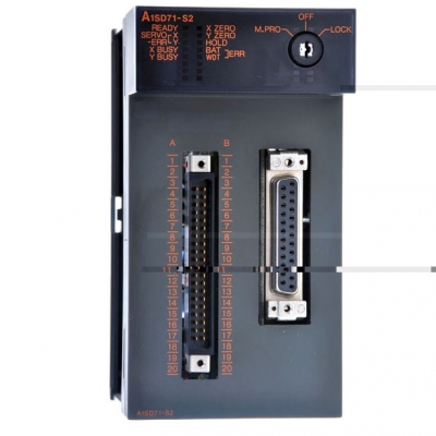 日本三菱 mitsubishi  A1SD71-S2  PLC定位模塊A1SD71-S2  2軸定位模塊 40針連接器連接