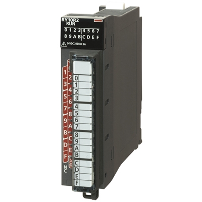 日本三菱 mitsubishi  RY10R2  PLC RY10R2 iQ-R觸點輸出模塊 RY10R2