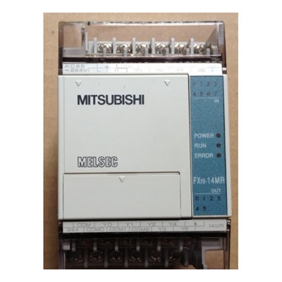 日本三菱 mitsubishi  FX1S-14MR-001  PLC FX1S-14MR AC電源DC輸入8點(diǎn)漏型輸入 6點(diǎn)繼電器輸出