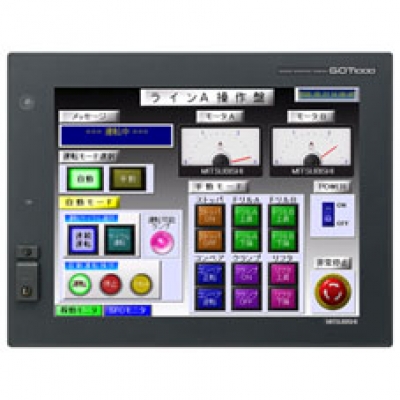 日本三菱 mitsubishi  GT1585-STBD_ 觸摸屏GT15系列121寸型GT1585-STBD _DC電源_TFT_11MB