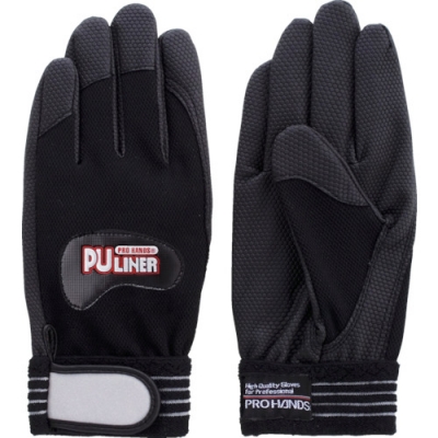 FUJI GLOVE 富士手套  手套PU萊納阿爾法黑LL